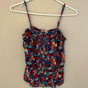 Garage Floral Tank Top - Size Medium